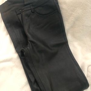Bebe black leather pants